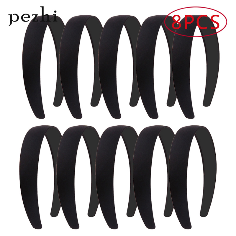 4pcs Black simple wide hair ba - огляд і ціна Art And Craft Hair