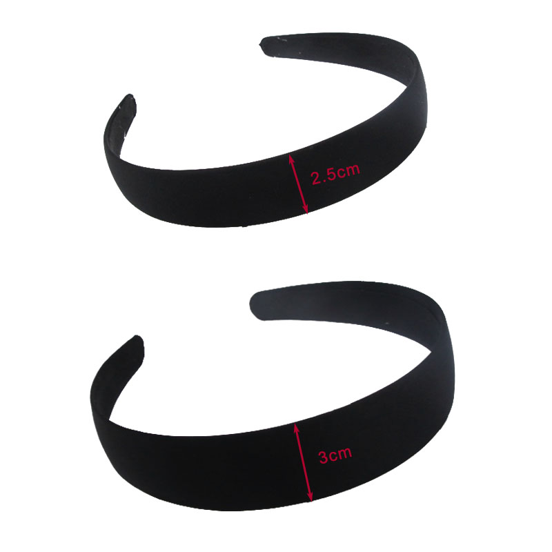 4pcs Black simple wide hair ba - огляд і ціна Art And Craft Hair