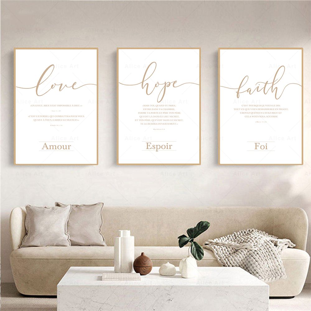 Faith Hope Love Bible Verse Fr - огляд і ціна Art Craft Love