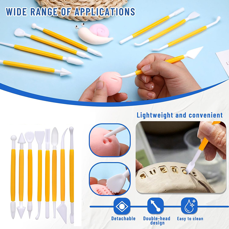 38Pcs Pottery Clay Sculpting T - огляд і ціна Polymer Clay Set