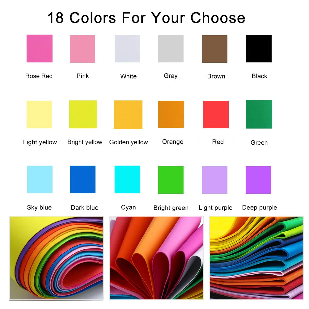 18 Colors 2mm Thick Colorful   - огляд і ціна Art Craft Birthday Party