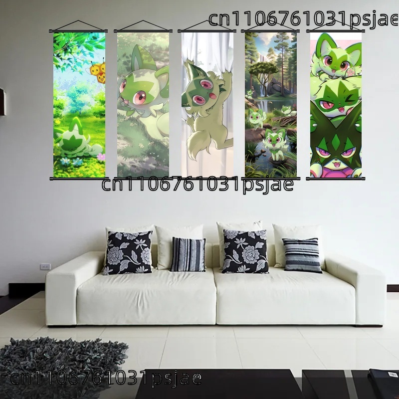 Sprigatito Scroll Art, Well -  - огляд і ціна Art Craft Japan