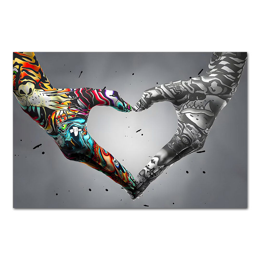 Graffiti Hand Love Canvas Pain - огляд і ціна Art Craft Love