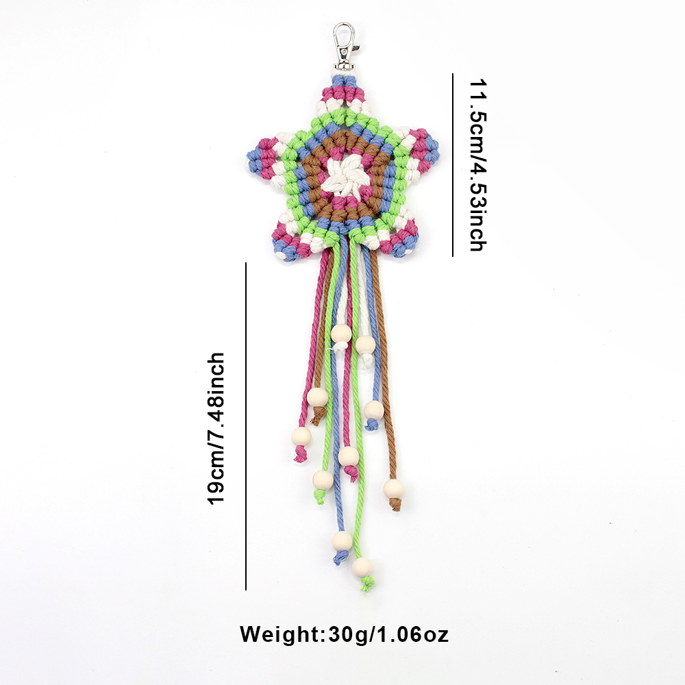 Boho Pentagram Tassel Pendant  - огляд і ціна Art Craft Gifts