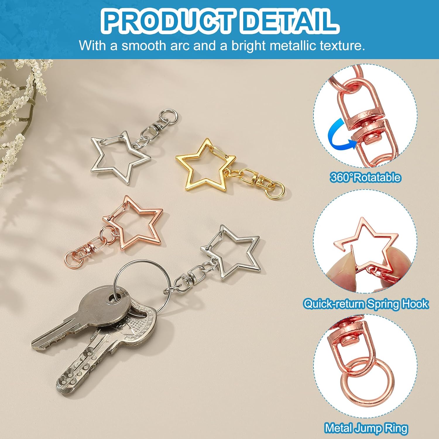 5/15/25/50 Sets Star Shaped Sn - огляд і ціна Art Craft Gifts