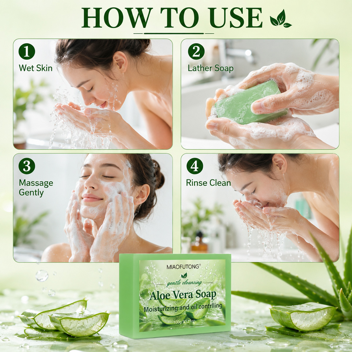 4 In 1 Aloe Vera Handmade Esse - огляд і ціна Art Craft Handmade