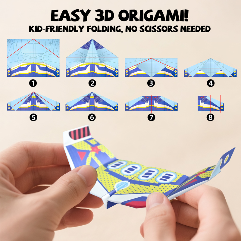 36 Sheets Paper Airplane Origa - огляд і ціна Art Craft Paper
