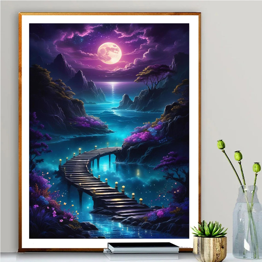 Adult Diamond Painting Moon ni - огляд і ціна Art Craft Night