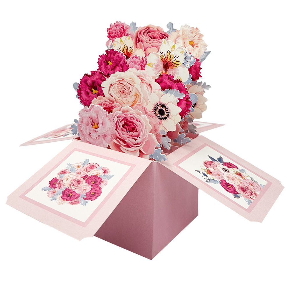 3D Rose Pop Up Card w/ Envelop - огляд і ціна Art Craft Movement