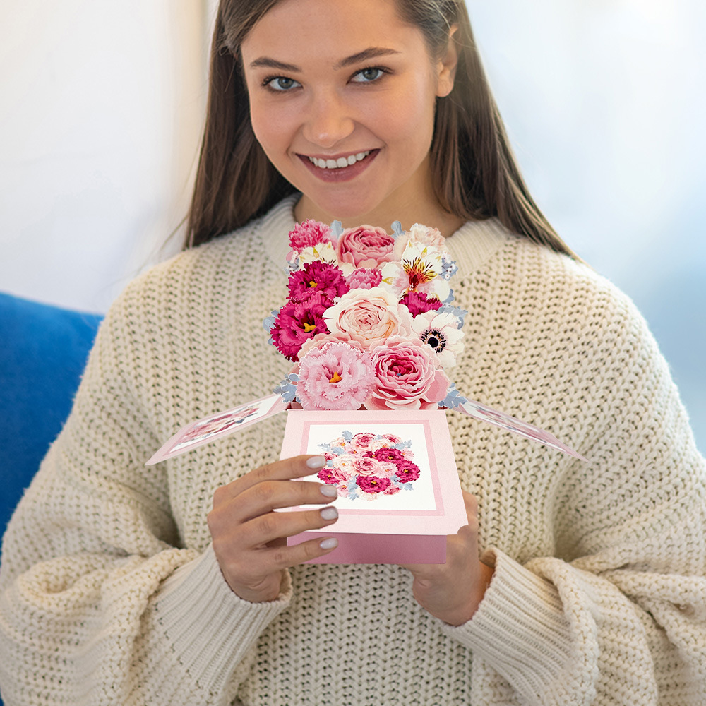 3D Rose Pop Up Card w/ Envelop - огляд і ціна Art Craft Movement