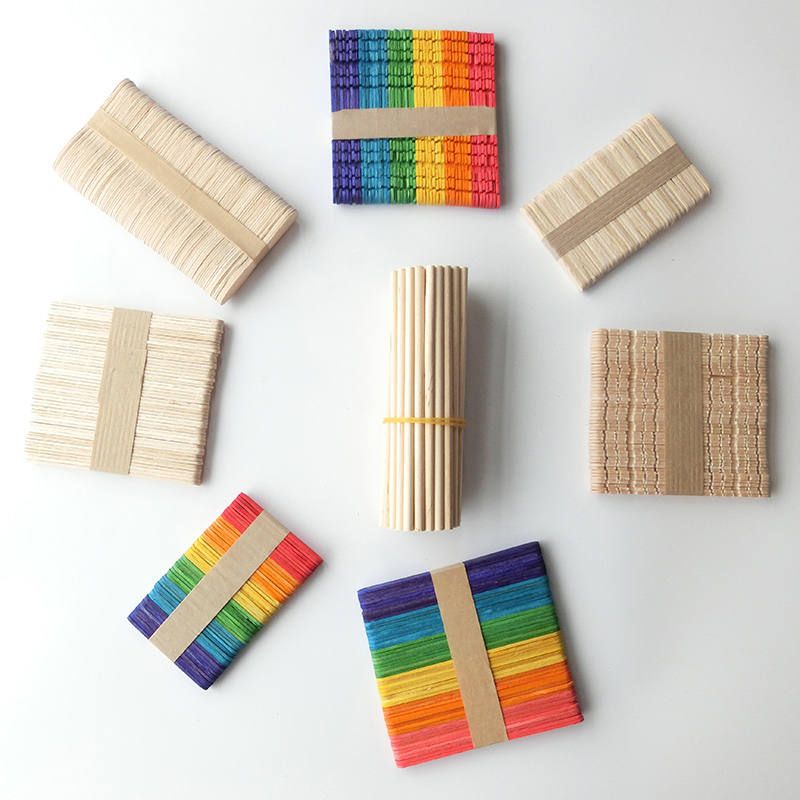 Ice Cream Sticks 50 Pcs Natura - огляд і ціна Art Craft With Ice Cream Stick