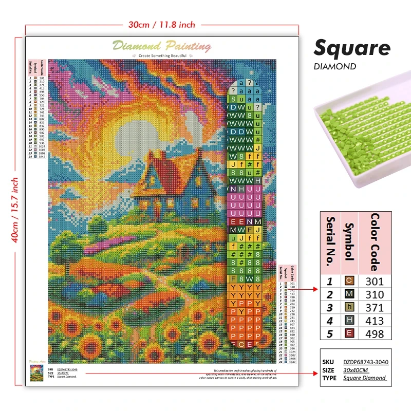 Landscape Diamond Painting Kit - огляд і ціна Art Craft Night