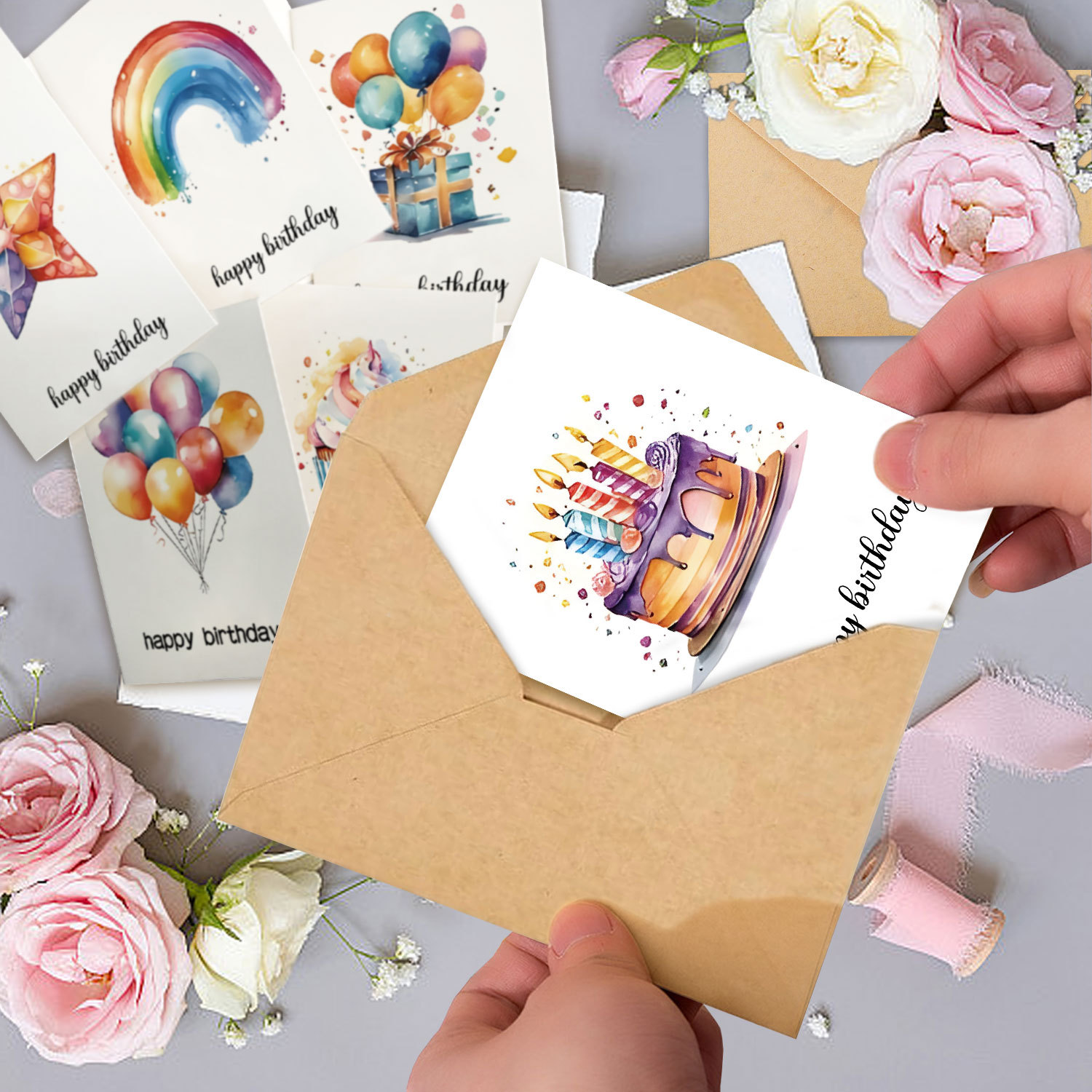 Handmade Watercolor Birthday C - огляд і ціна Art Craft Movement