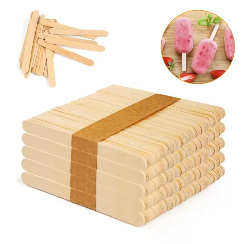 100pcs Ice Cream Popsicle Stic - огляд і ціна Art Craft With Ice Cream Stick