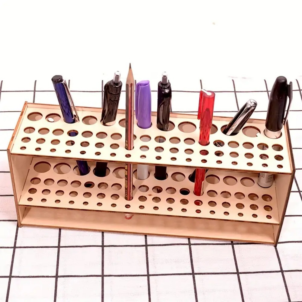 67-Slot Wooden Brush Holder Pr - огляд і ціна Art Craft Japan
