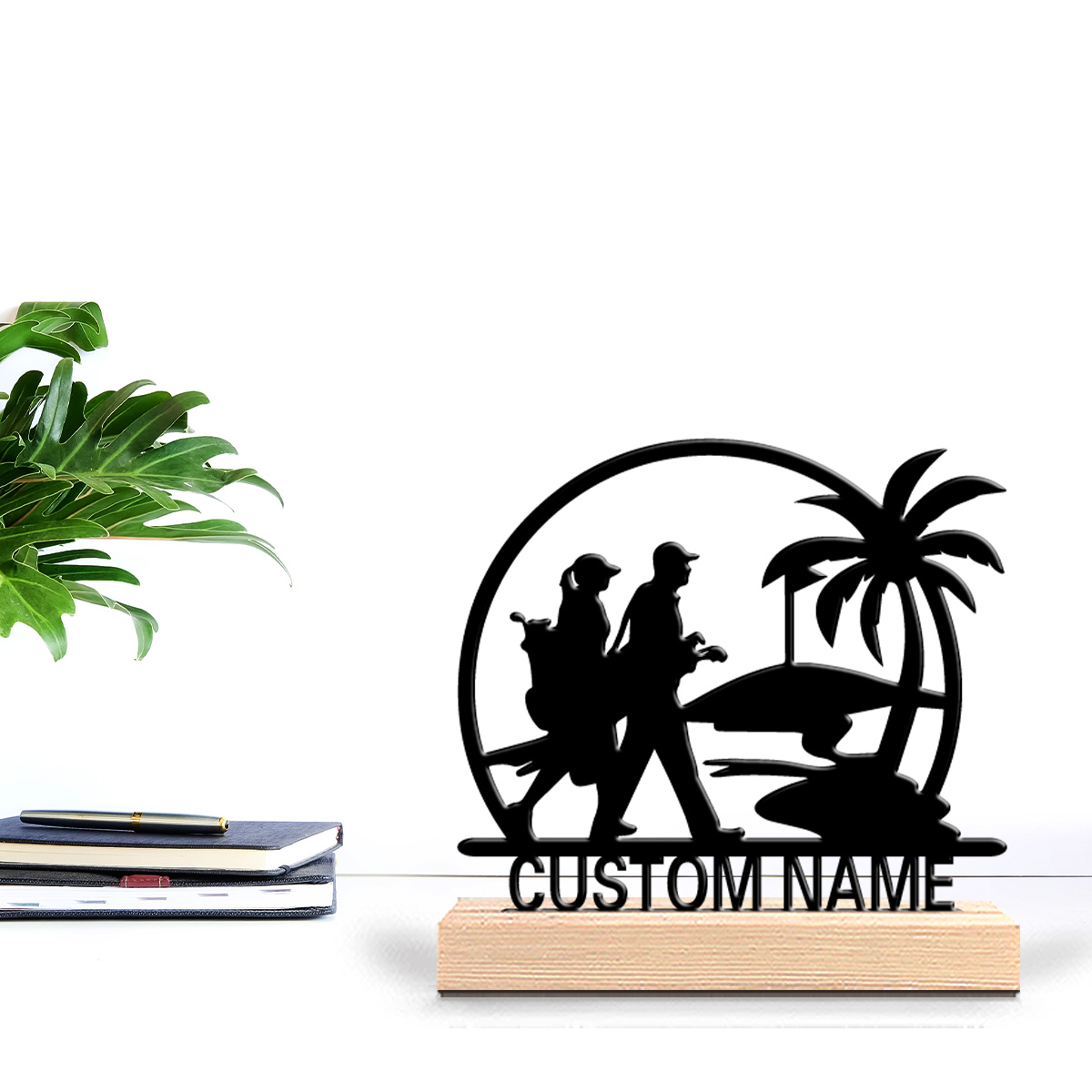 1pc Golf course Custom Text Ti - огляд і ціна Art Craft Course