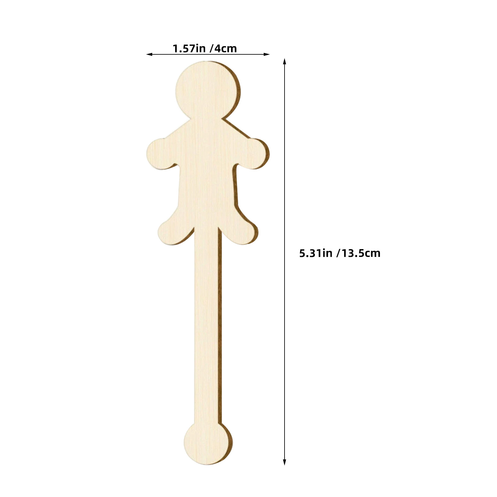 100Pcs Adorable People Figure  - огляд і ціна Art Craft With Ice Cream Stick