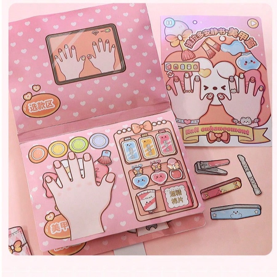 Pink Children DIY Nail Salon Q - огляд і ціна Art Craft Book
