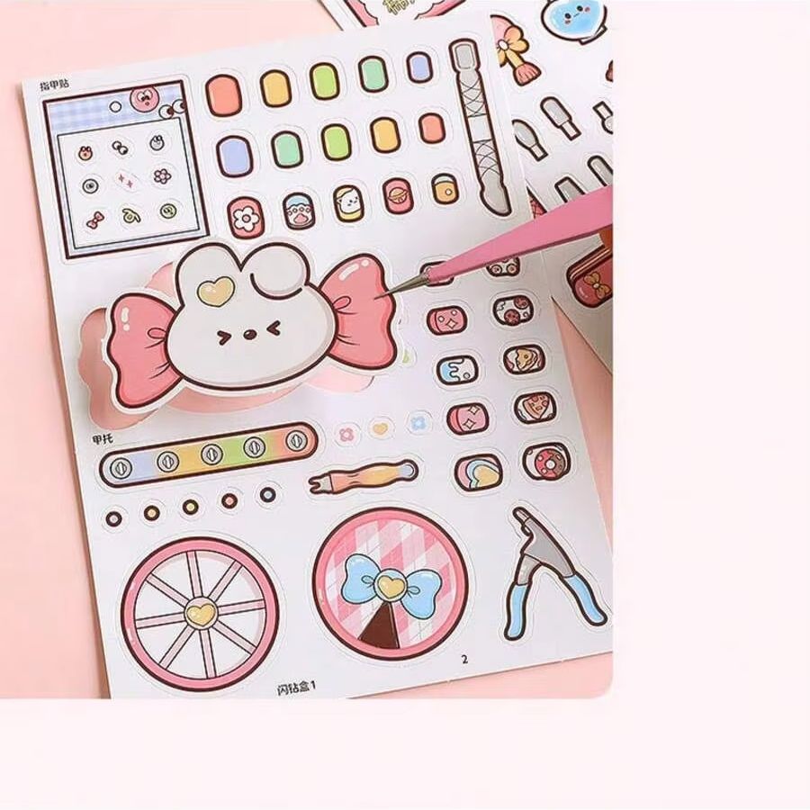 Pink Children DIY Nail Salon Q - огляд і ціна Art Craft Book