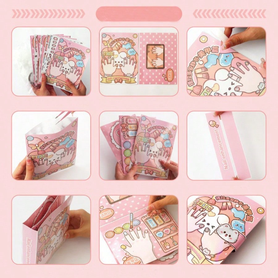 Pink Children DIY Nail Salon Q - огляд і ціна Art Craft Book