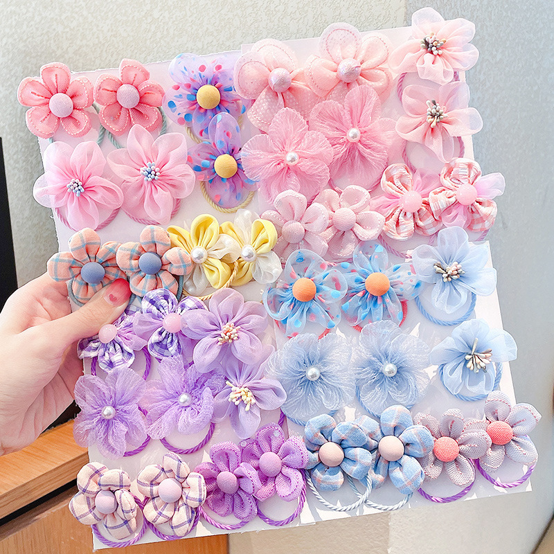 10Pcs Children's Mesh Flower H - огляд і ціна Art And Craft Hair