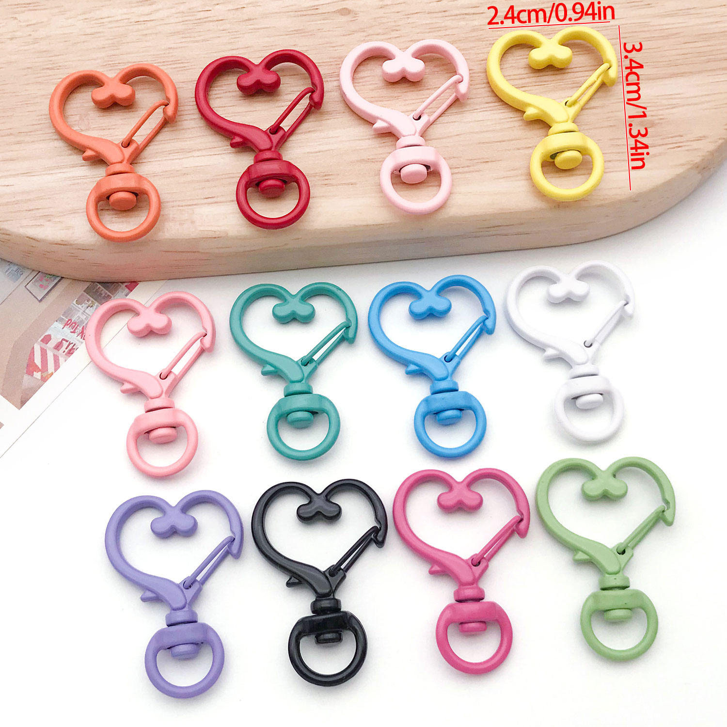 20pcs 24x34mm Paint Love Hook  - огляд і ціна Art Craft Love