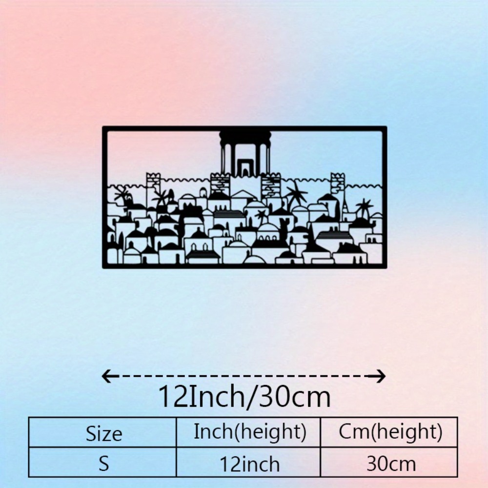 CIFBUY Metal Wall Art Jerusale - огляд і ціна Art & Craft Zone
