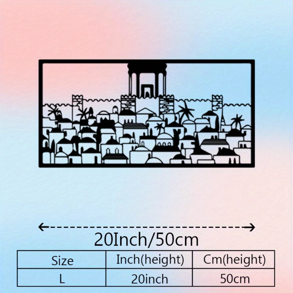 CIFBUY Metal Wall Art Jerusale - огляд і ціна Art & Craft Zone