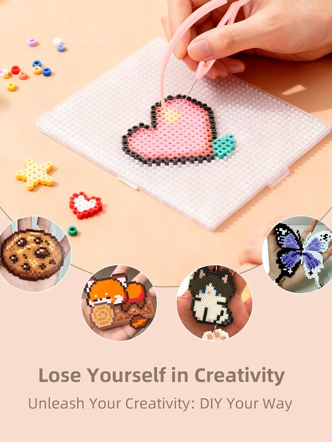 Fuse Beads Kit-Easy DIY-96 Col - огляд і ціна Art Craft Gifts