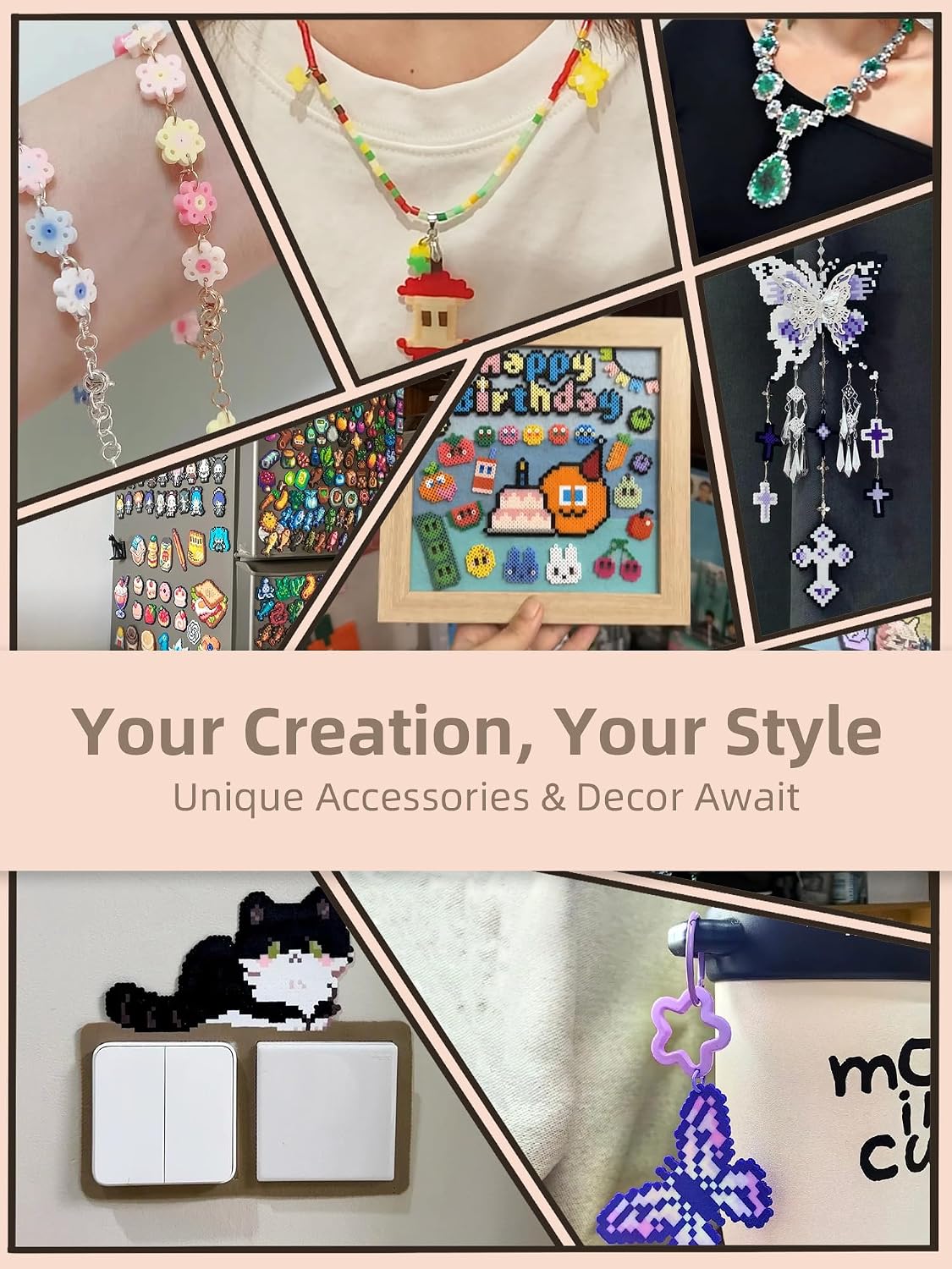 Fuse Beads Kit-Easy DIY-96 Col - огляд і ціна Art Craft Gifts